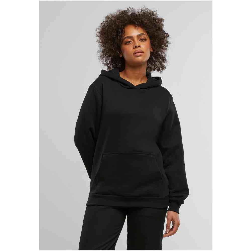 Urban Classics - Organic Loose Brushed Fleece Kapuzenpullover/hoodie - Schwarz